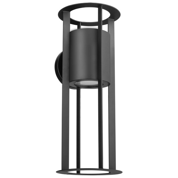 Nuvo Continuum 15W LED Medium Wall Lantern - Matte Black 62/1651 - main